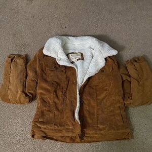 Corduroy Jacket with Sherpa Lining